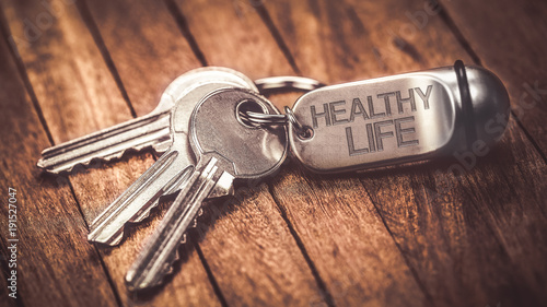 Bild auf Leinwand bunch of keys : healthy life