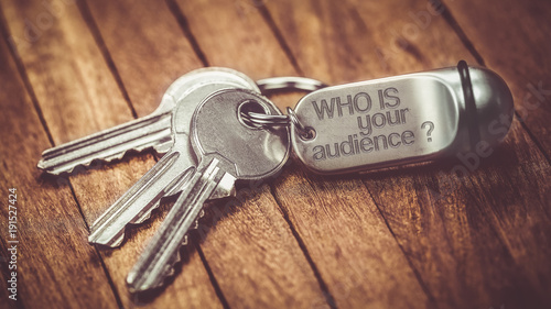 Fotografija bunch of keys : who is your audience