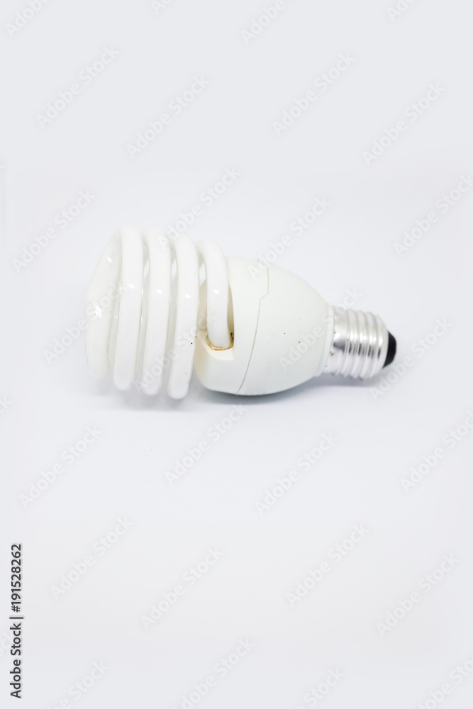 White bulb is a light of night. White bulb is a light of night.
