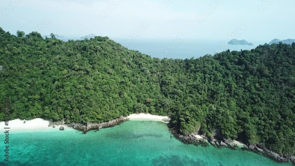 Aerial view from a drone of beautiful Dunkin island on sunny day in Myanmar
Aerial view from a drone of beautiful Dunkin island on sunny day in Myanmar