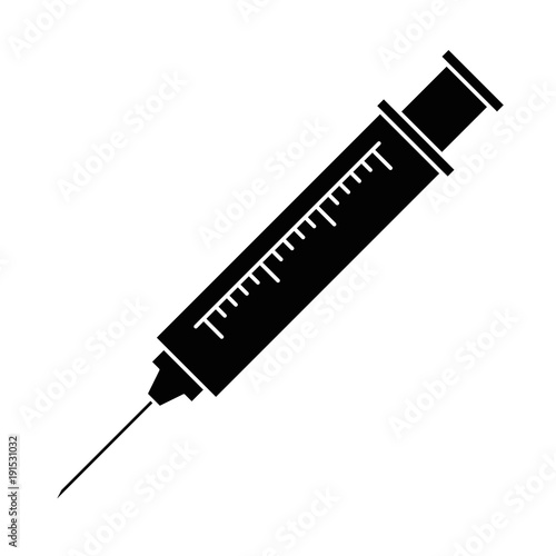injection medical isolated icon vector illustration design