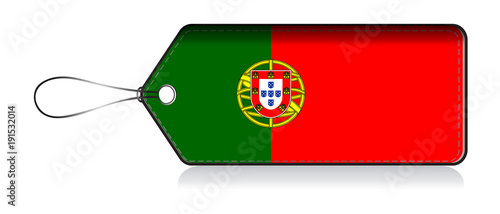 Portuguese flag lable, Label of product made in Portugal