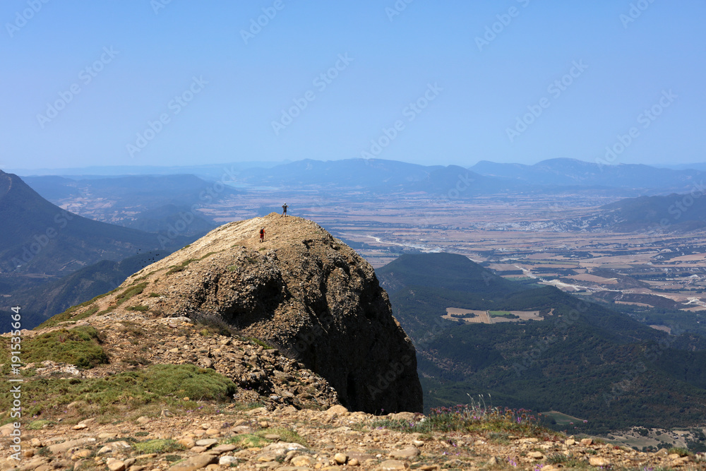 Wandern Berge Felsen in den spanischen Pyrenäen