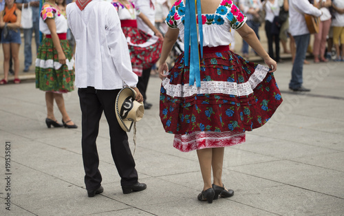 Mexican folk dance group