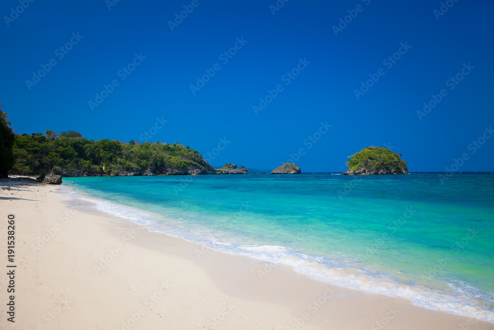 Beautiful Bulabog Beach on Boracay.  Philippines.