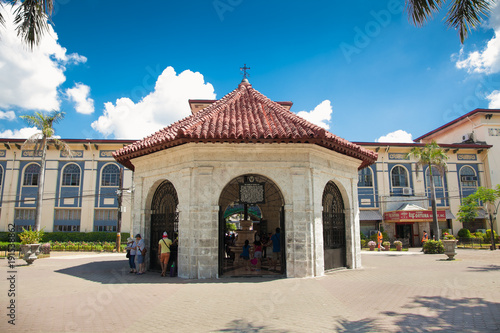 Chapel where is housed Magellan's in Cebu. Philippines. photo