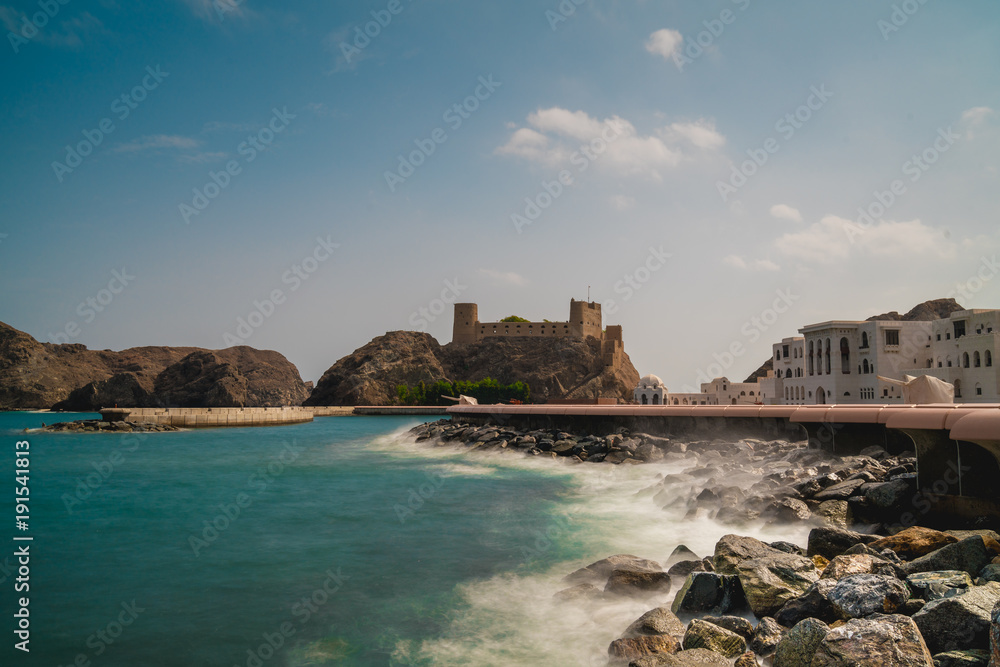 the landscape of Muscat - the capital of Oman the landscape of Muscat - the capital of Oman