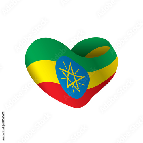Ethiopia flag, vector illustration Free Download Ethiopia flag, vector illustration - GFXLoad