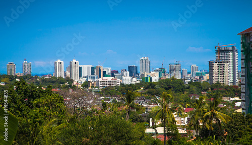 Panorama of Cebu city. Philippines