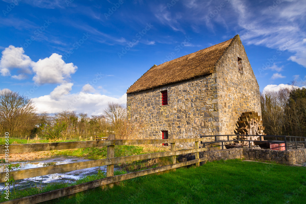 Old water mill in Co. Clare, Ireland