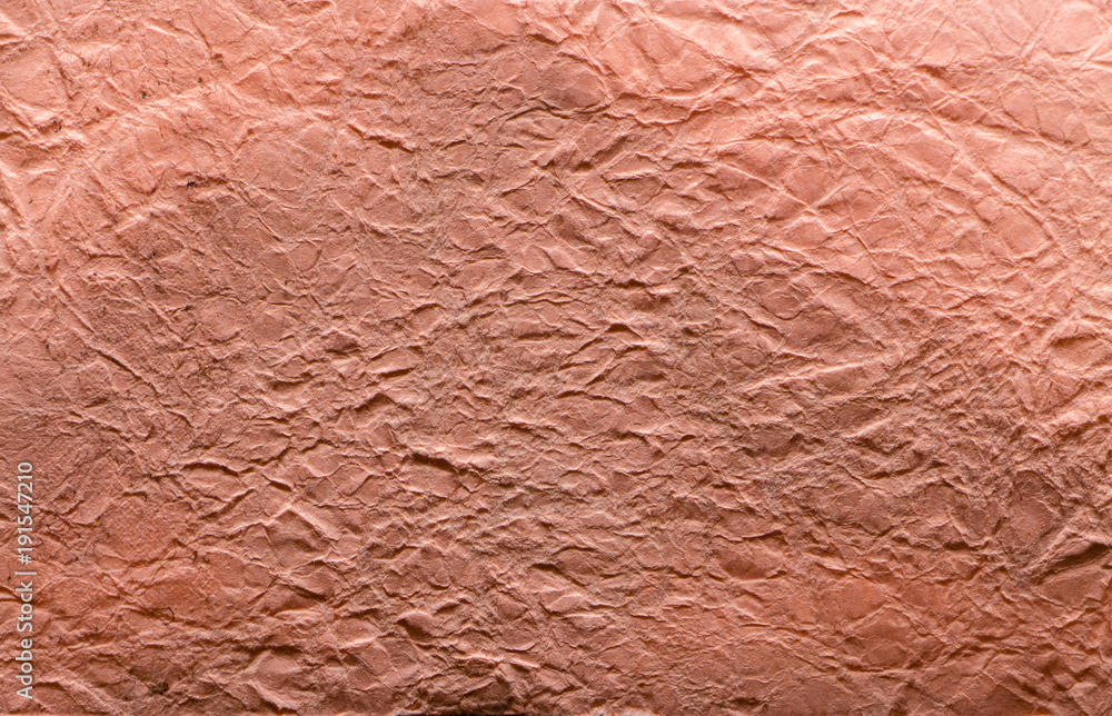 Red crumpled Wrinkled Paper Texture for background Red crumpled Wrinkled Paper Texture for background