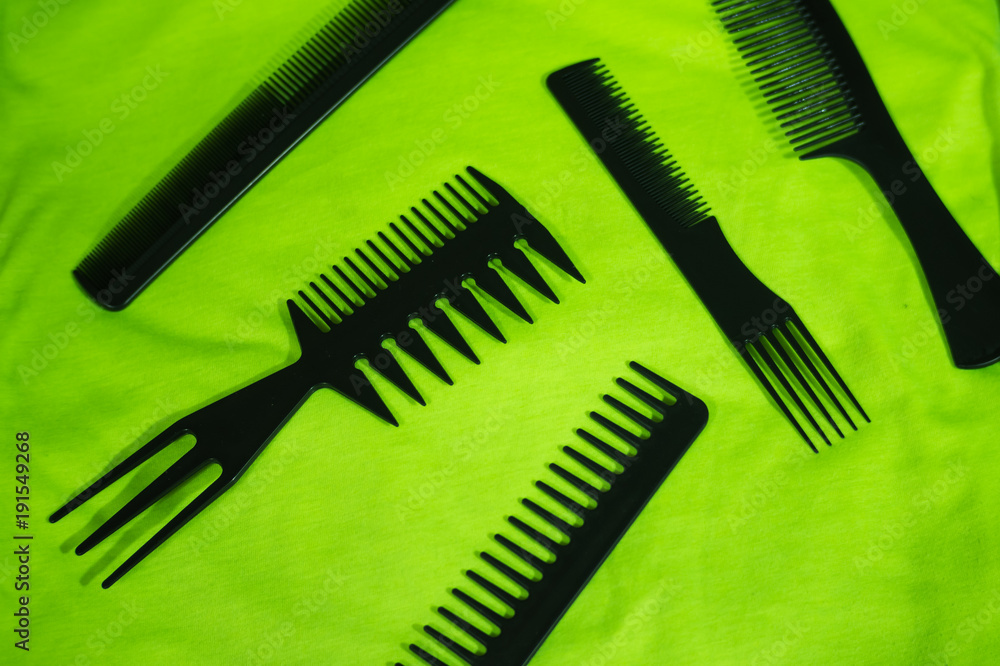 set of professional combs for hair cutting set of professional combs for hair cutting