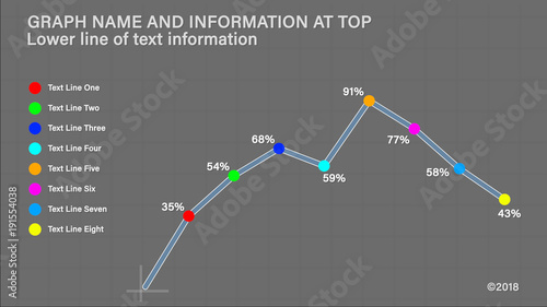 Dot Wave Line Graph