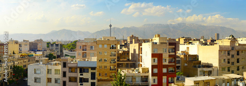 Tehran panoramic view. Iran