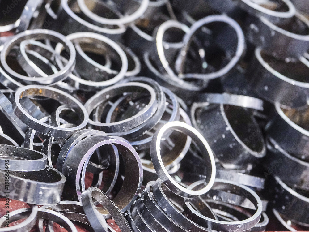 Background with the image of metall rings Background with the image of metall rings