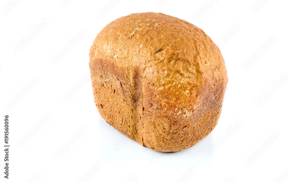 Freshly baked bread isolated on white background. Freshly baked bread isolated on white background.
