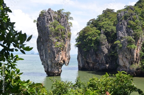 Ko Tapu, le rocher de James Bond, baie Phang Nga, Thaïlande