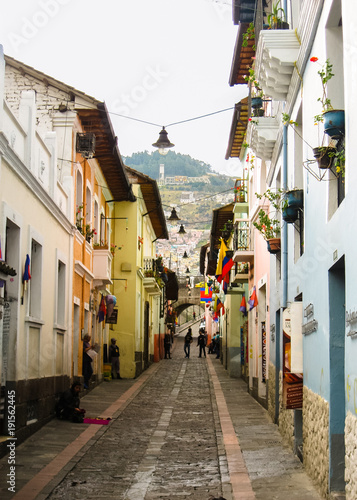 Fototapeta Naklejka Na Ścianę i Meble -  Quito Streetscape #3