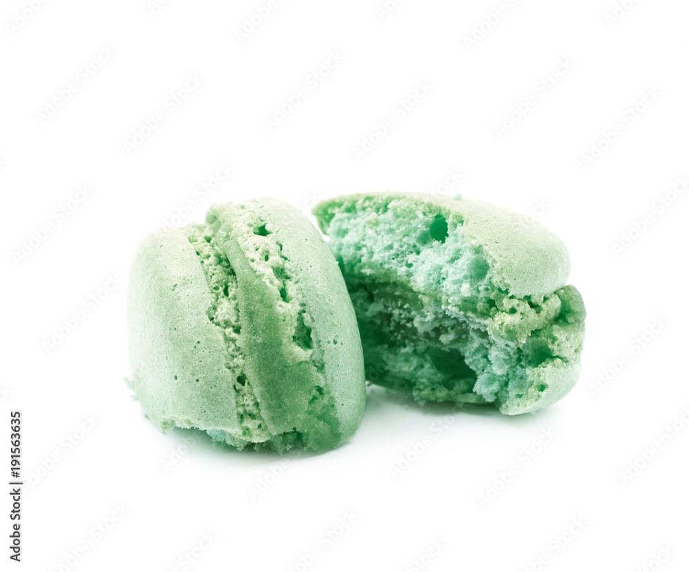 Macaron cookie isolated Macaron cookie isolated