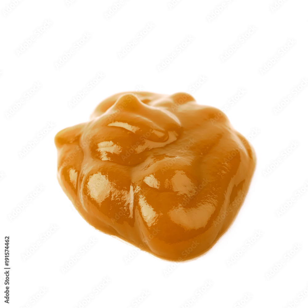 Puddle of food sauce isolated Puddle of food sauce isolated