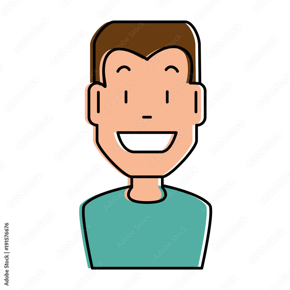 young man model avatar character vector illustration design young man model avatar character vector illustration design