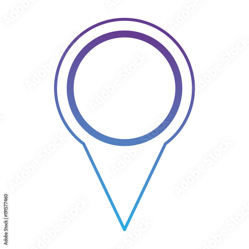 pin pointer location icon vector illustration design