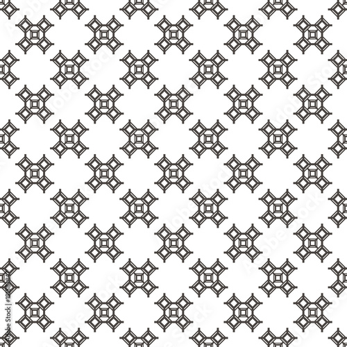 Pattern Abstract Geometric Wallpaper Vector illustration. background. black. on white background.