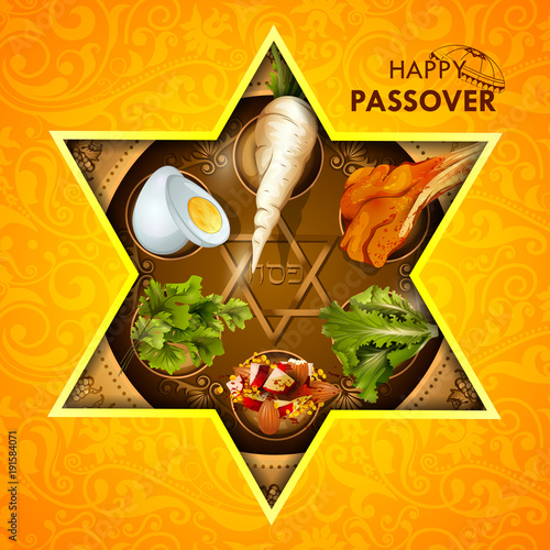 Jewish holiday of Passover Pesach Seder