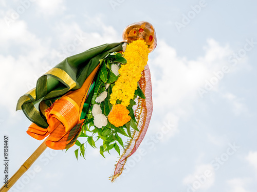 Photo of Gudi on Gudi Padwa , Shot from Gallarym  Maharashtra, India
