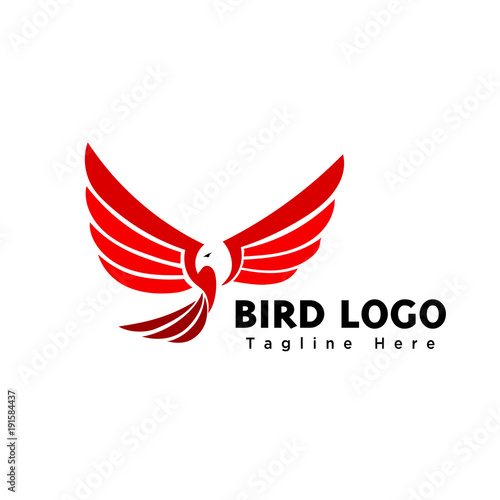 abstract eagle elegant flying art