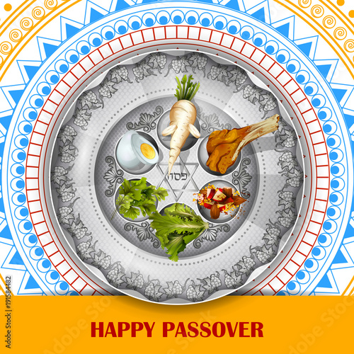 Jewish holiday of Passover Pesach Seder