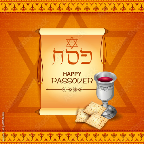 Jewish holiday of Passover Pesach Seder