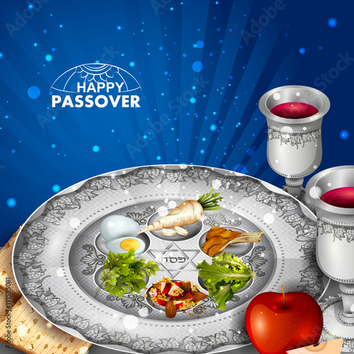 Jewish holiday of Passover Pesach Seder