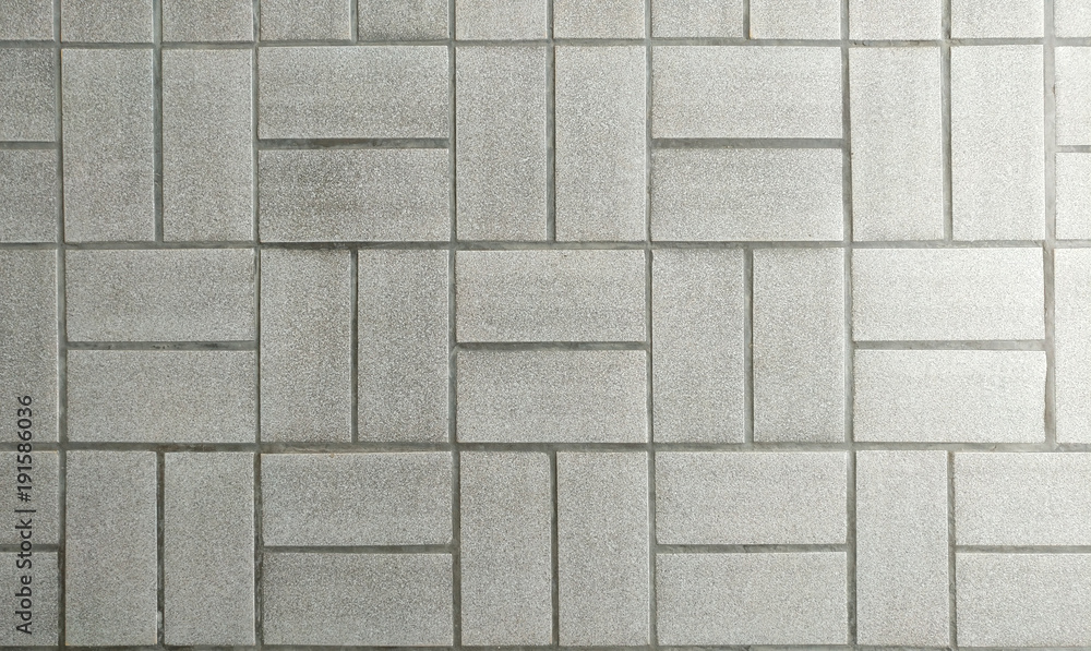 Fototapeta premium Gray tiles pattern texture background.