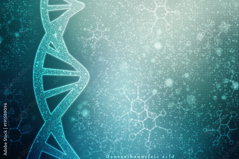 2d render of dna structure, abstract background 2d render of dna structure, abstract background
