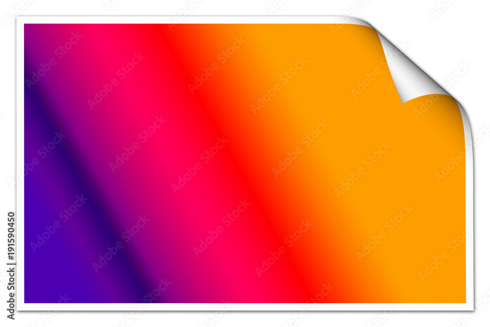 Buntes Etikett, Aufkleber, Sticker Buntes Etikett, Aufkleber, Sticker