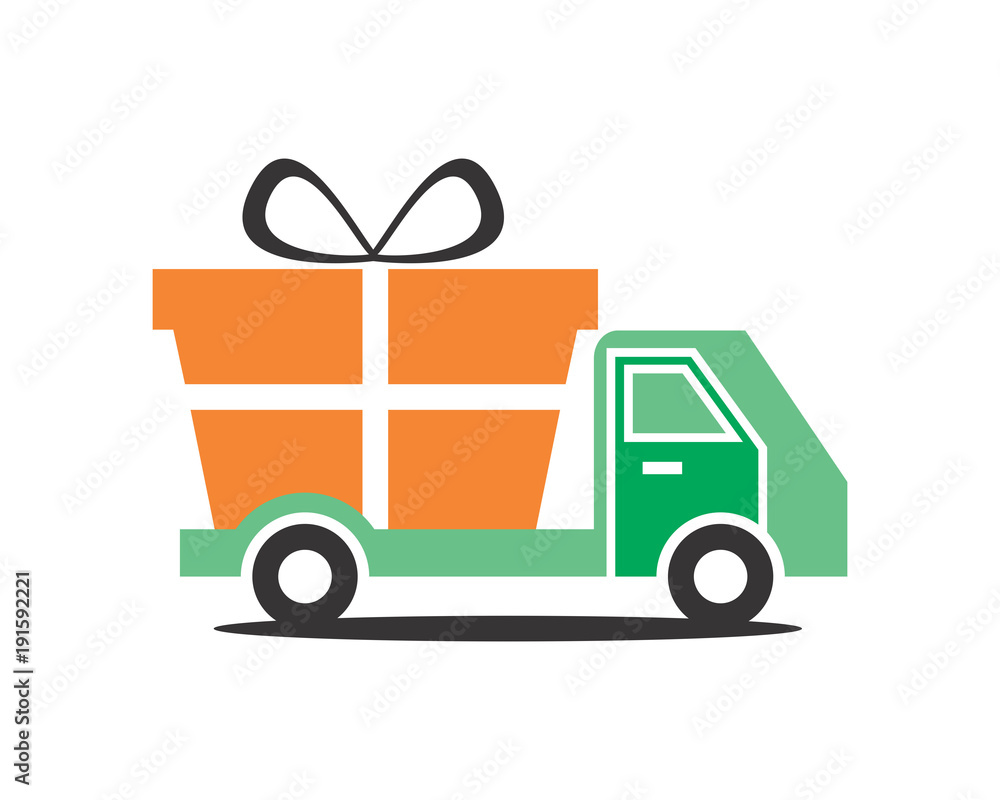 gift pick up car transportation vehicle ride drive image vector icon gift pick up car transportation vehicle ride drive image vector icon