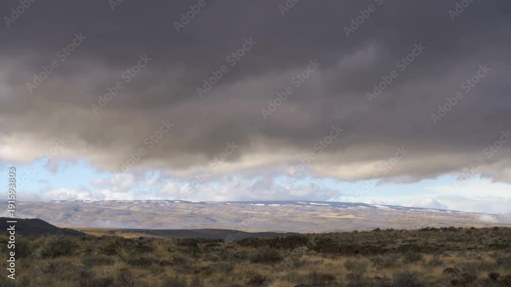 Storm Clouds Move Fast Over Columbia River Gorge Storm Clouds Move Fast Over Columbia River Gorge