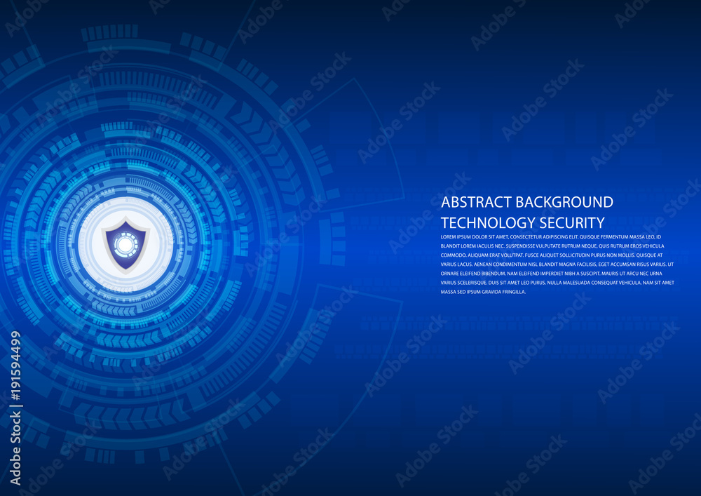 Abstract technology security Abstract technology security