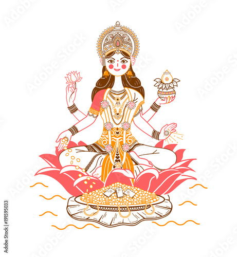  godess Laxmi  Icon