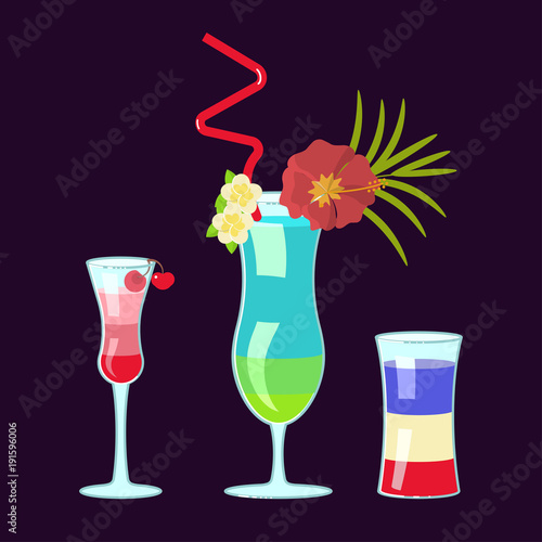 exotic alcoholic cocktails
