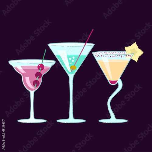 exotic alcoholic cocktails
