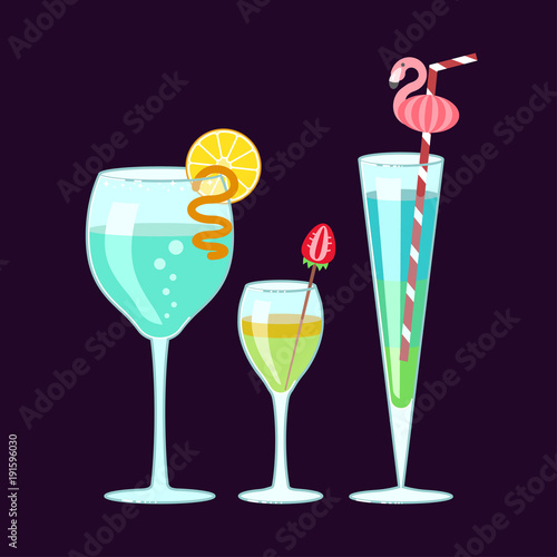 exotic alcoholic cocktails