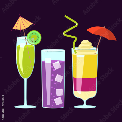 exotic alcoholic cocktails
