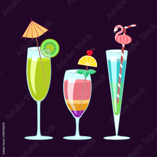 exotic alcoholic cocktails