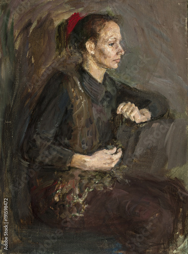 oil painting, portrait
