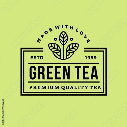 Tea-vector logo/icon illustration
