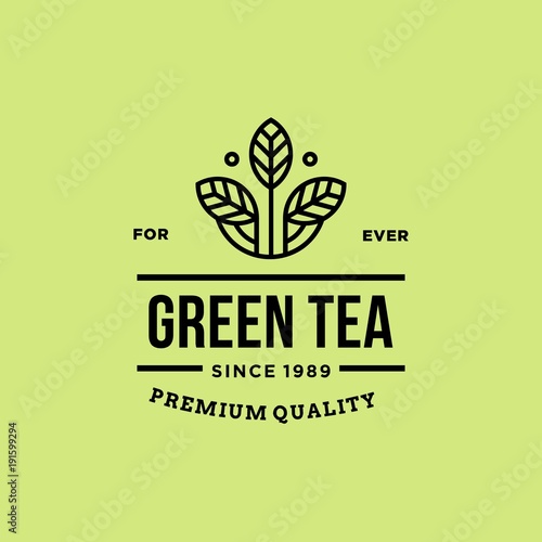 Tea-vector logo/icon illustration
