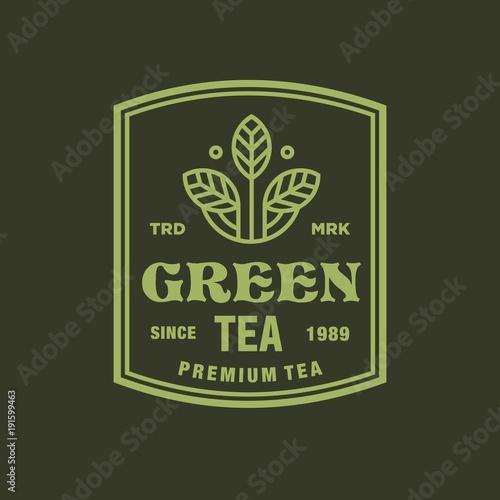 Tea-vector logo/icon illustration
