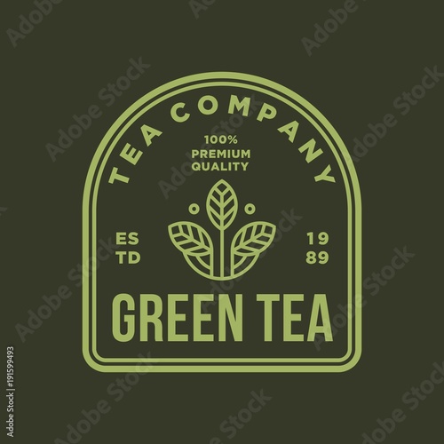 Tea-vector logo/icon illustration

